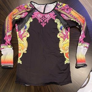 Lucky in Love Women's tennis long sleeve top size medium